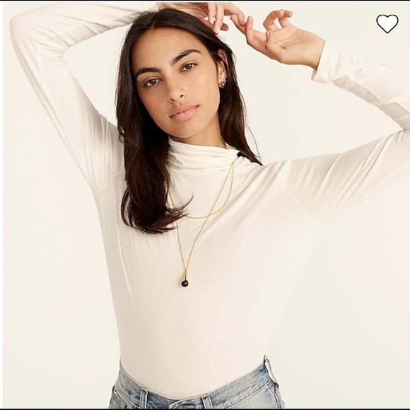 NWT J. Crew Tissue Turtleneck Top - Picture 1 of 9